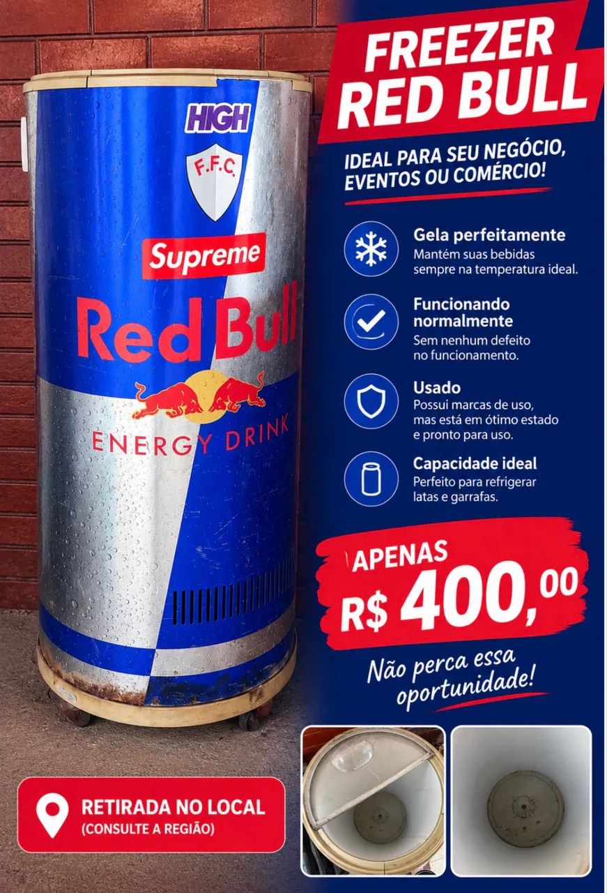 Freezer redbull 