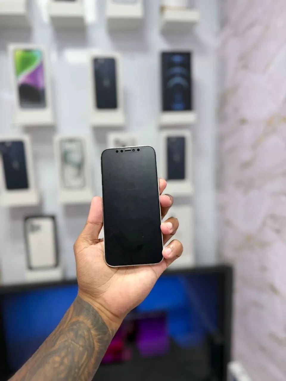 IPHONE 12 PRO 128GB BRANCO<br>R$ 1.999.00 TOP - Foto 5