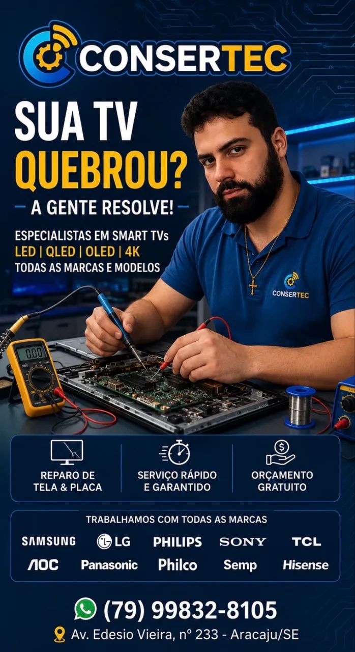 Concerto de tv em Aracaju  - Foto 2
