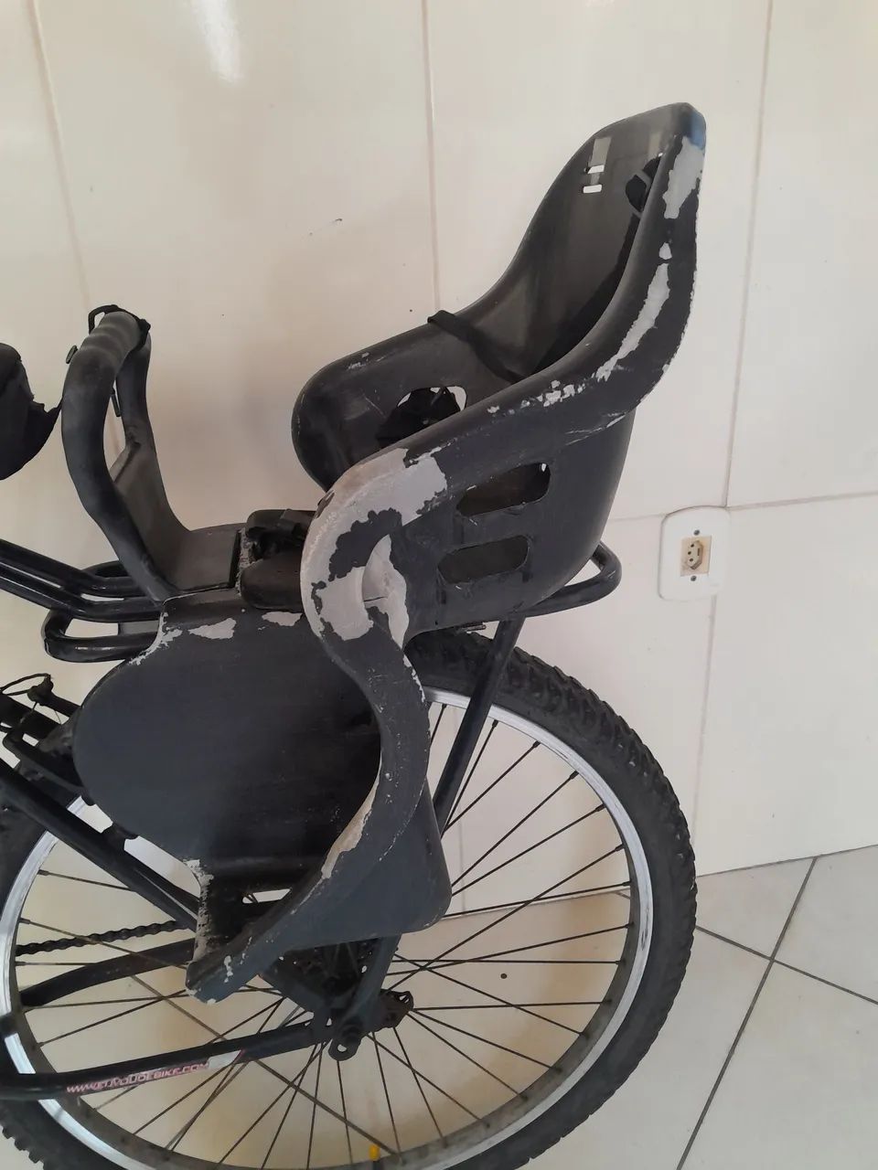 Bicicleta Houston aro 26 com cadeirinha (leia o anuncio) - Foto 2