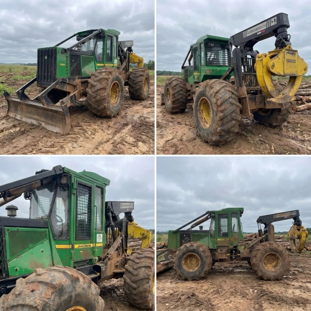 Skidder John Deere 748H  - Foto 4