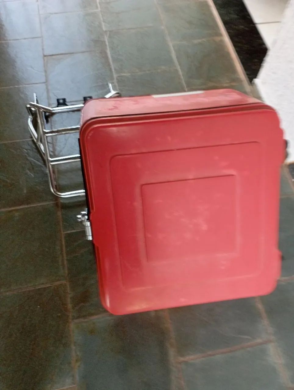 Vendo Kit com baú e suporte completo para moto CG Titan cargo  - Foto 2