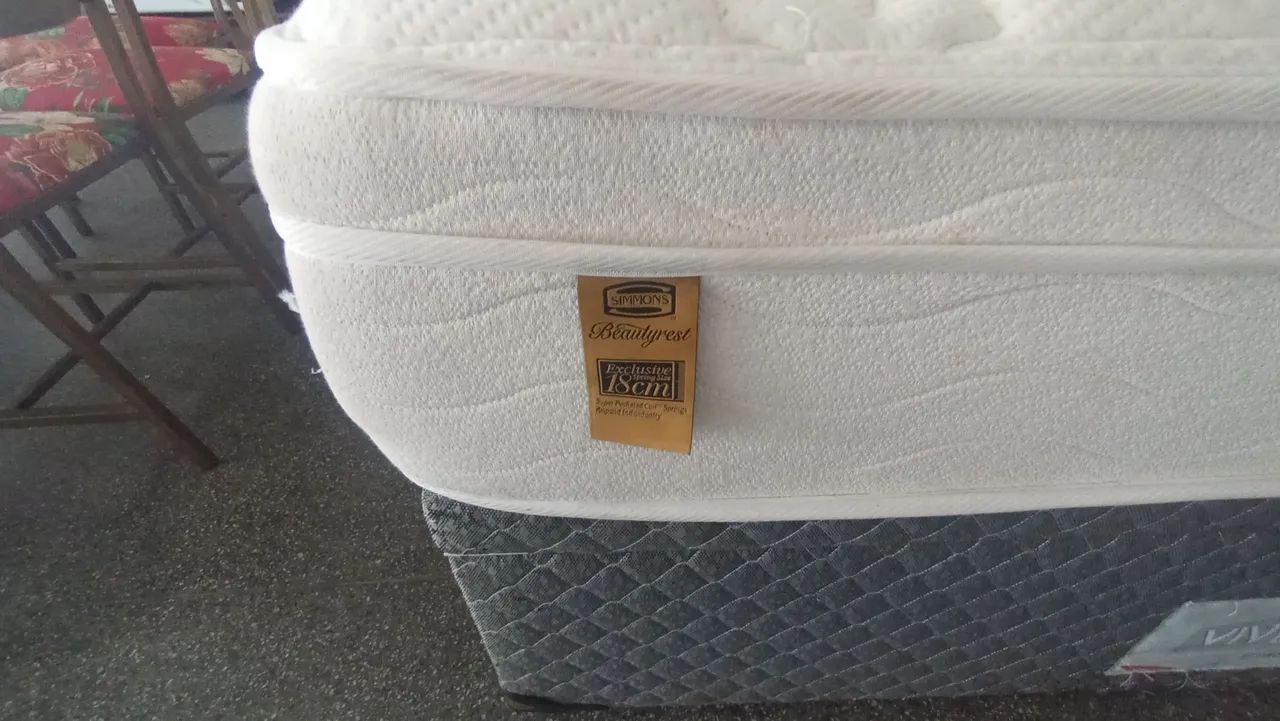 Cama box casal Baú colchão molas ensacandas Simons  - Foto 5