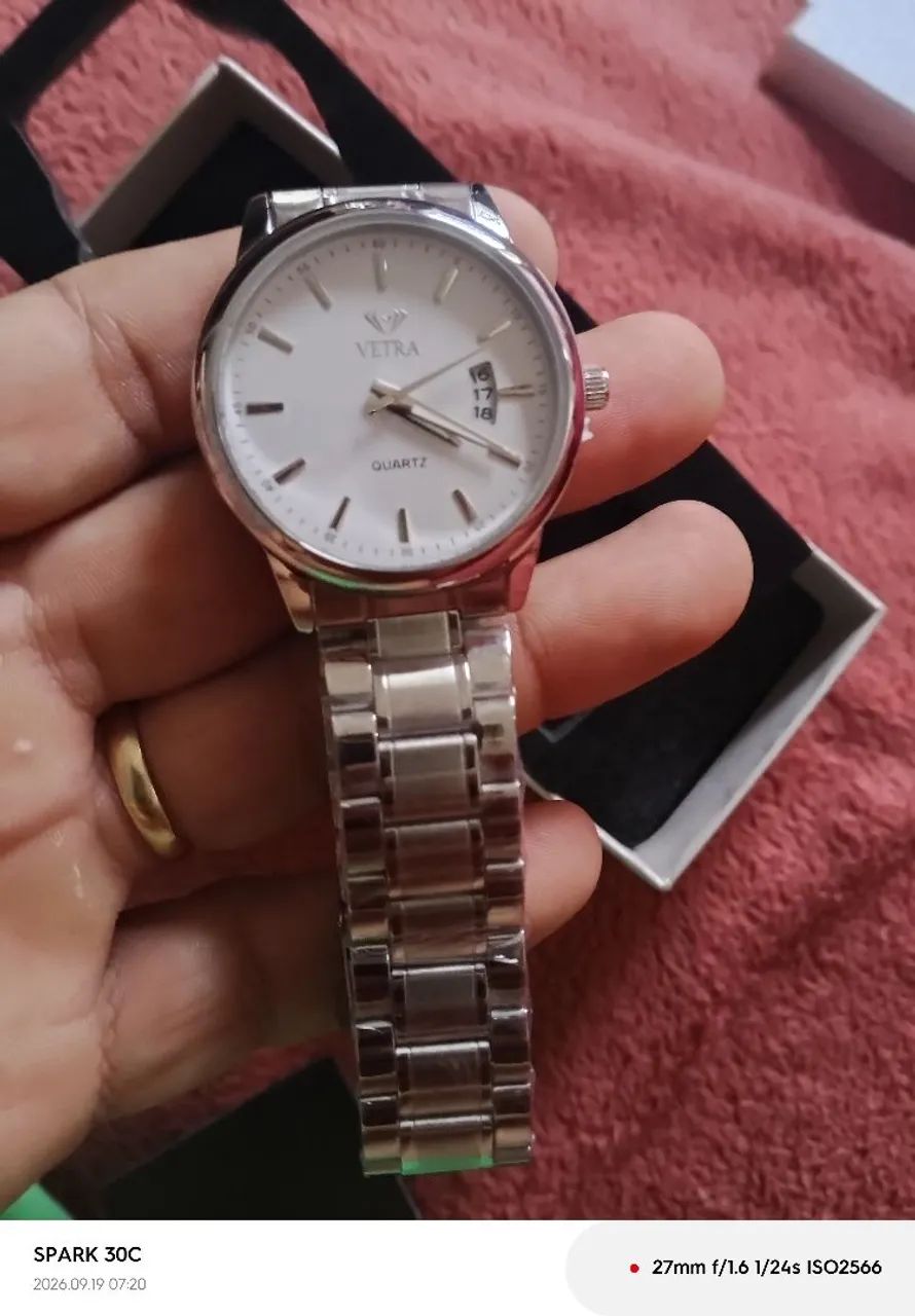 Relógio masculino Vetra. Novo na caixa  - Foto 4