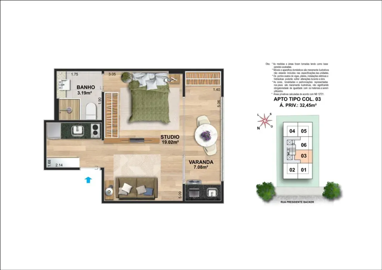 PLANTA 32m²