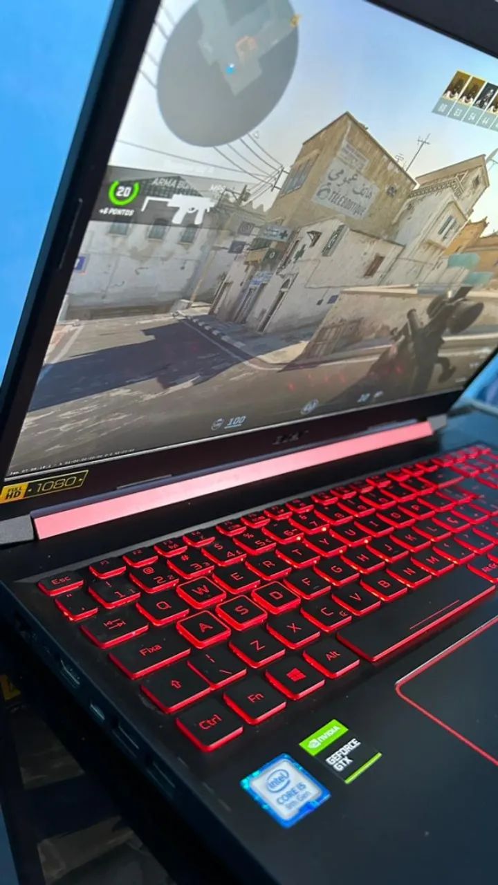 NOTEBOOK ACER NITRO - i5 9th - GTX1650 - 8GB RAM - SSD 512GB