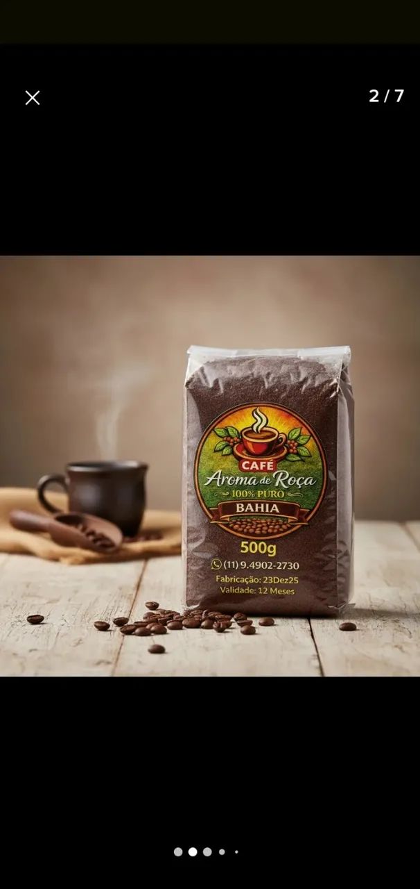 Cafe: Aroma de Roça 100% Puro Bahia - Foto 3