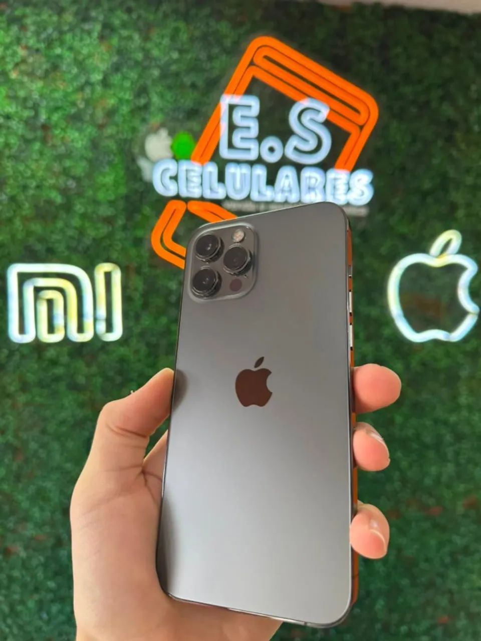 IPHONE 12 PRO MAX 128GB GRAPHITE  - COM 3 MESES DE GARANTIA