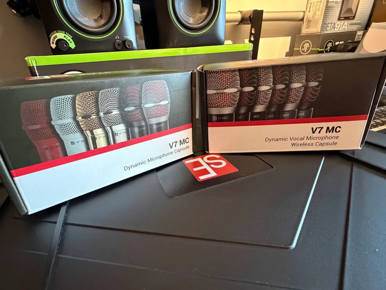 Cápsula Microfone sE Electronics V7 MC2 Supercardioide Preto Vocal - Foto 5