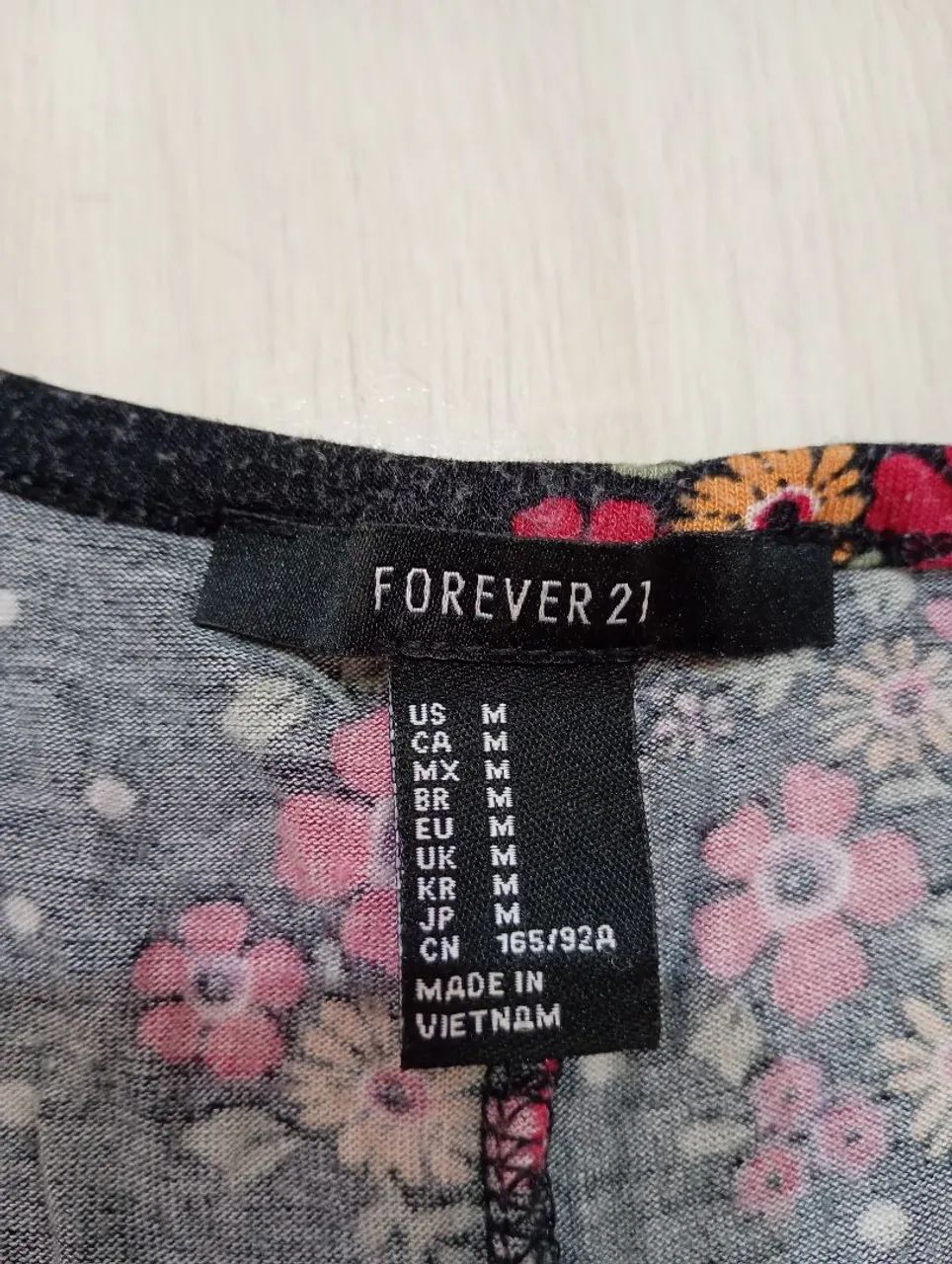 Vestido Florido, Forever21, tamanho M - Foto 2