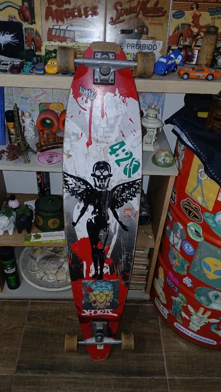 Vendo skate longboard conservado - Foto 3