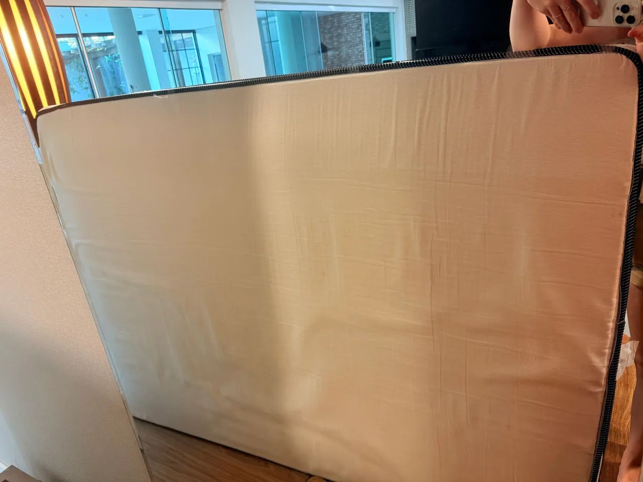 Cama ortobom+ box e cabeceira incluso !!! Sem manchas  - Foto 3