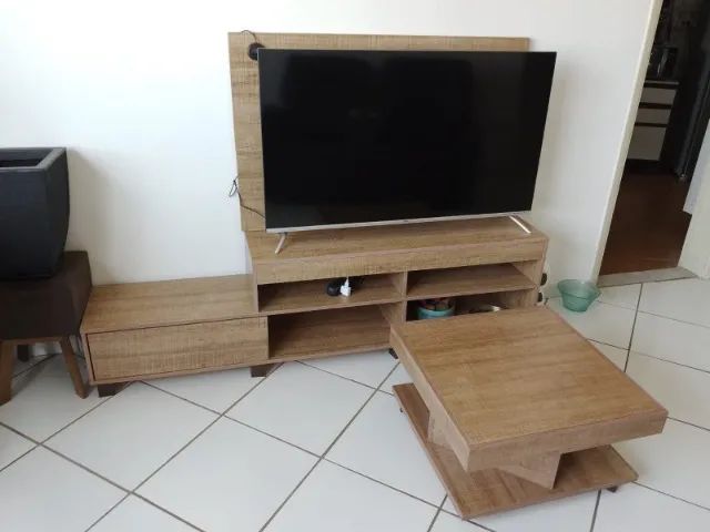 Conjuntop painel , rack e mesa de centro sala - Foto 2