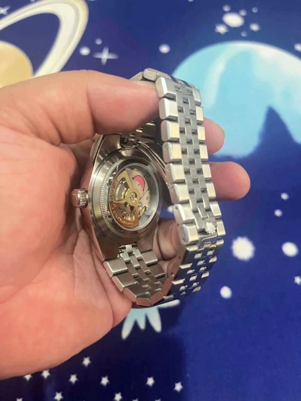 Relógio ROLEX AUTOMÁTICO MODELO LAND DWELLER MOSTRADOR PRETO  - Foto 4