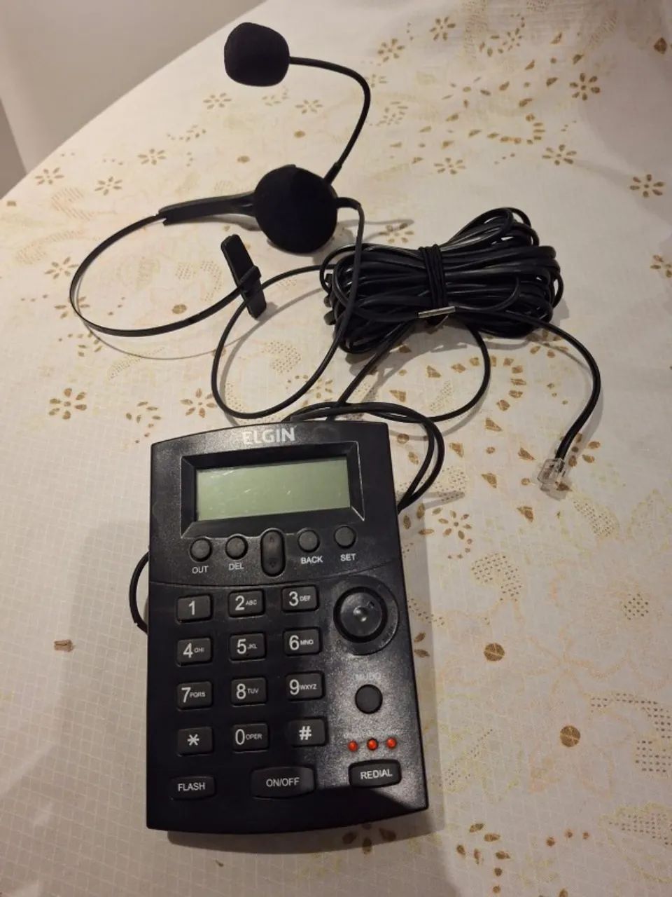 Telefone com Headset Elgin HST-8000