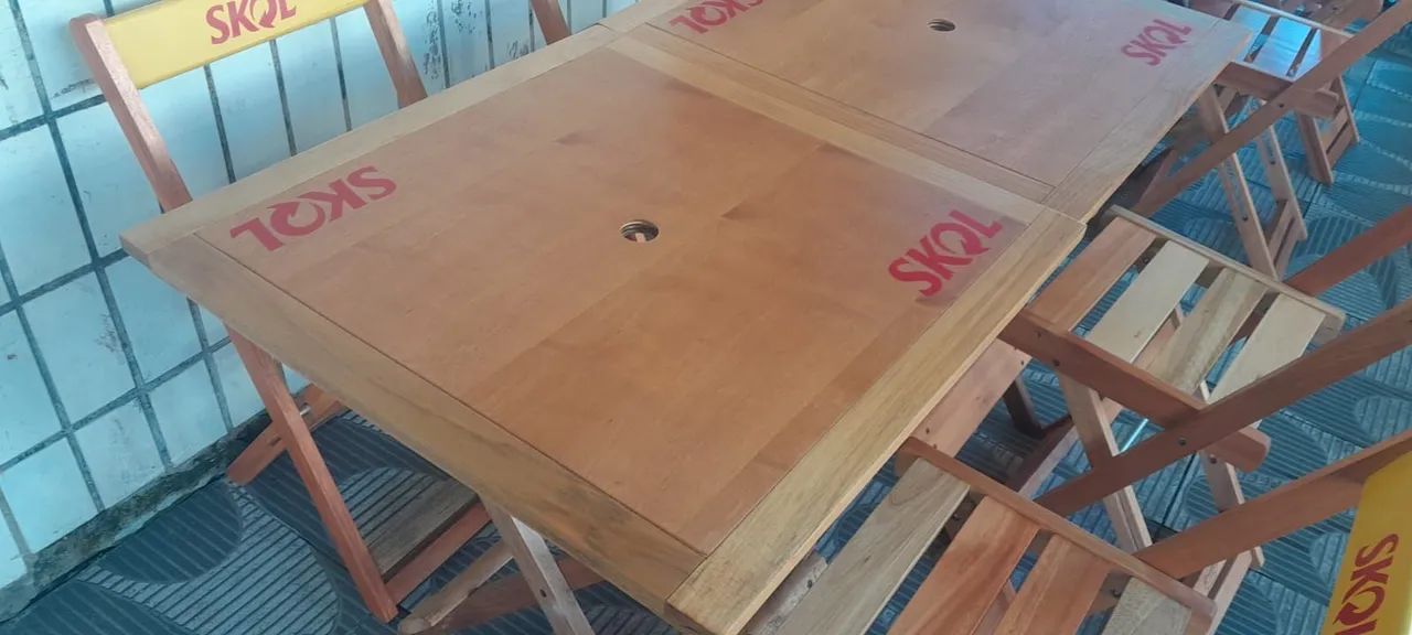 Jogo de mesa e cadeira  - Foto 2
