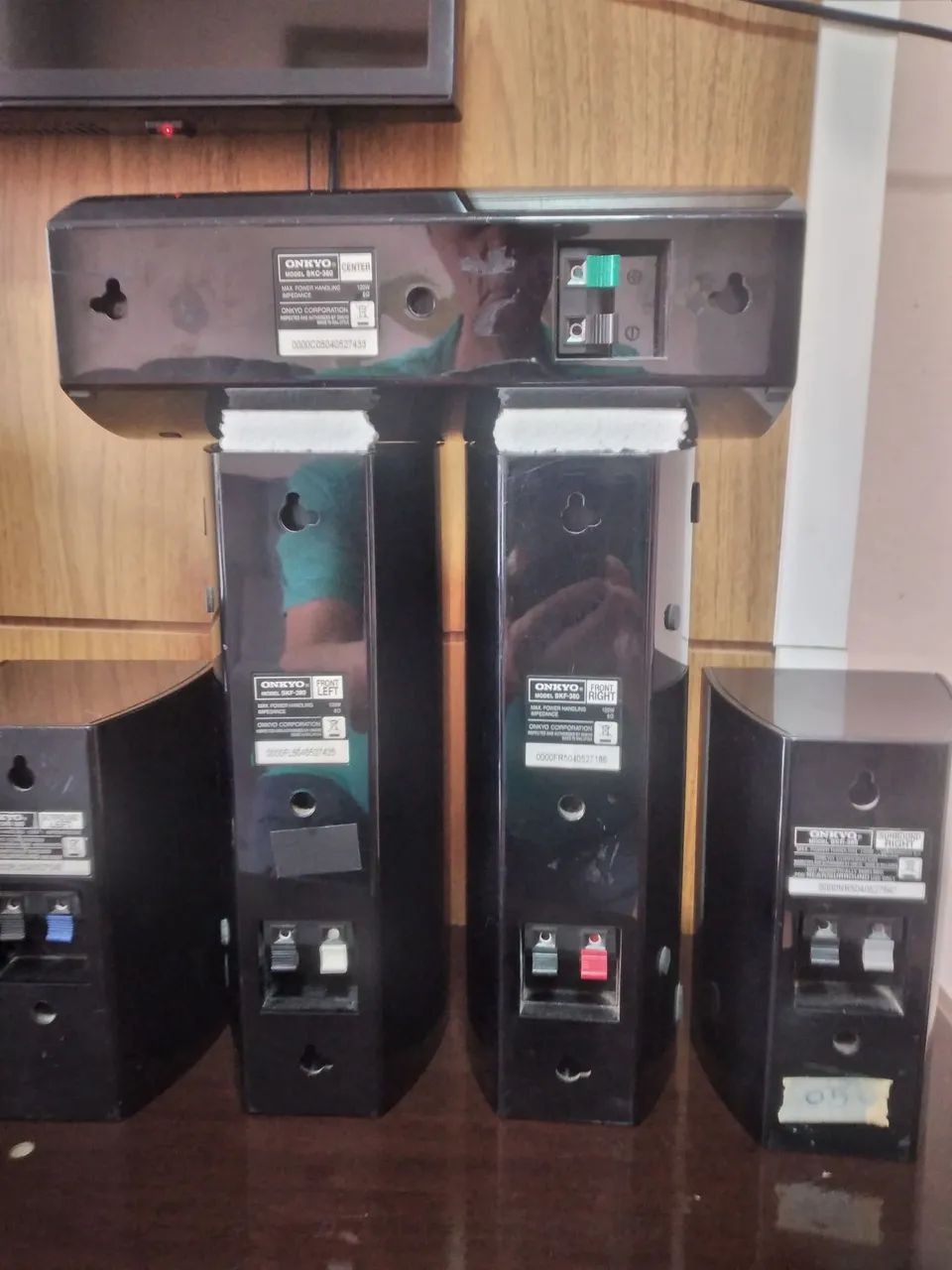 Kit com 5 caixas ONKYO 5.1CANAIS  - Foto 2