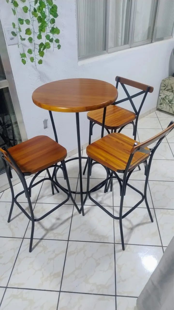 Mesa bistrô 3 cadeiras - Foto 2