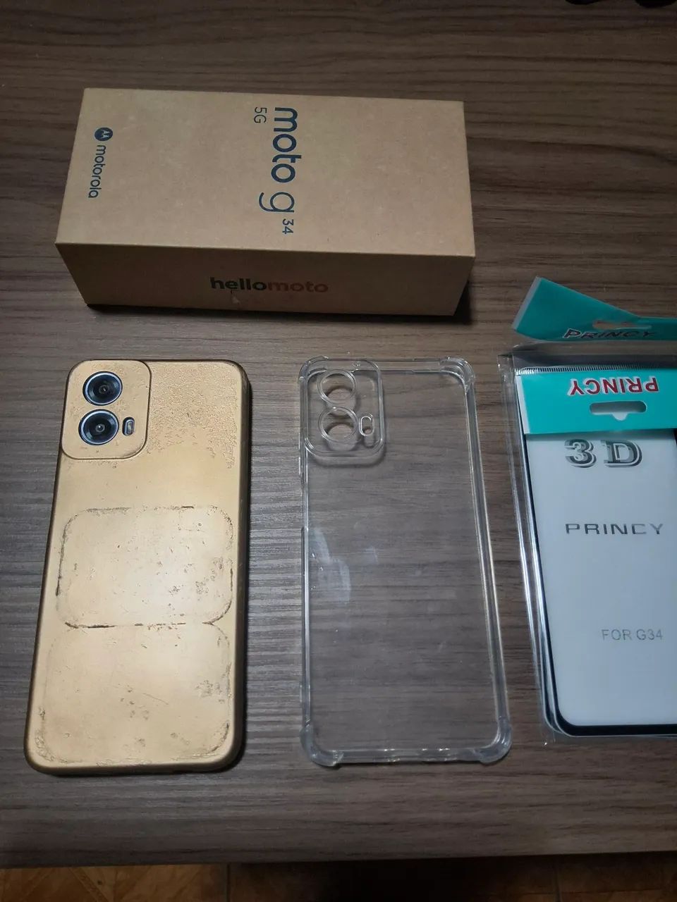 Moto G34 5g 128gb Azul - Foto 3