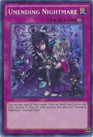 Yugioh!!! Unending Nightmare MACR-PT079 Secret Rare