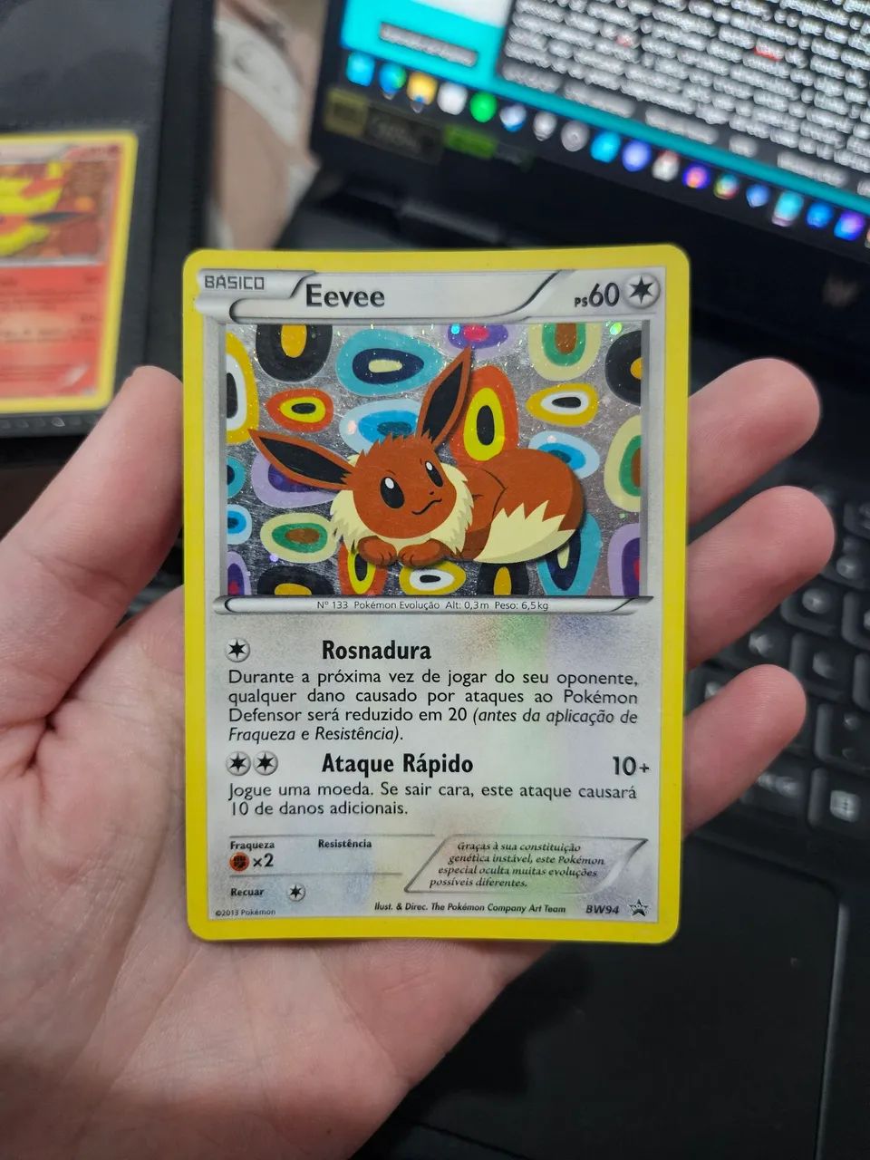 Eeveelutions Black & White Promos Set Completo  - Foto 2
