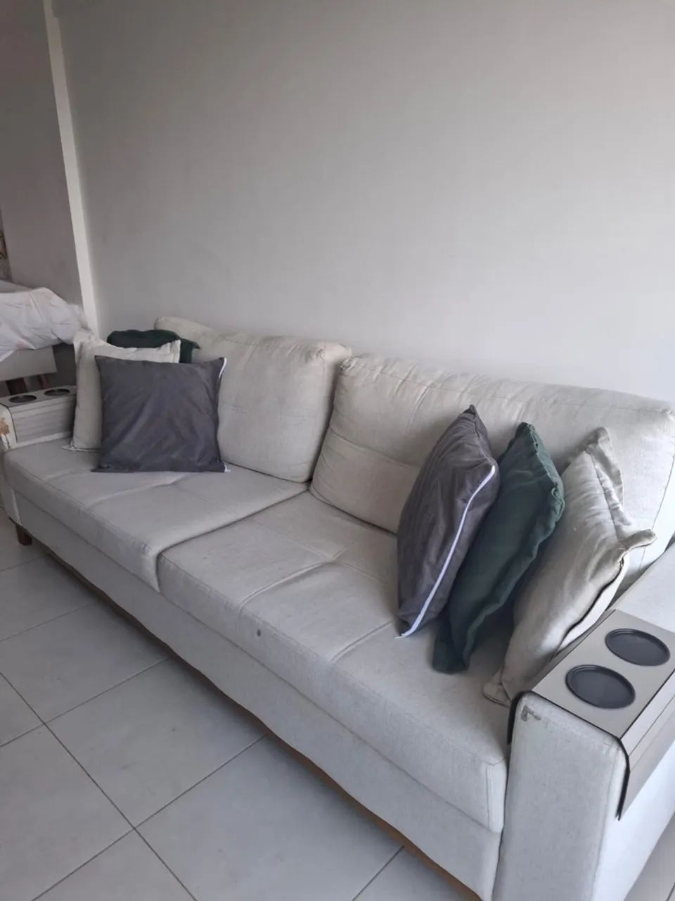 Sofá de linho 