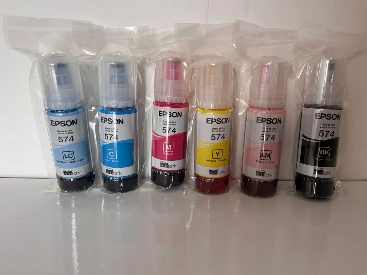 Kit Tinta Epson 574 Original | 6 Cores | L8050 / L18050 | Alta Qualidade  - Foto 2