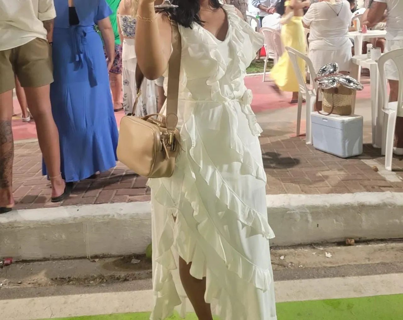 VESTIDO BRANCO PÉROLA 