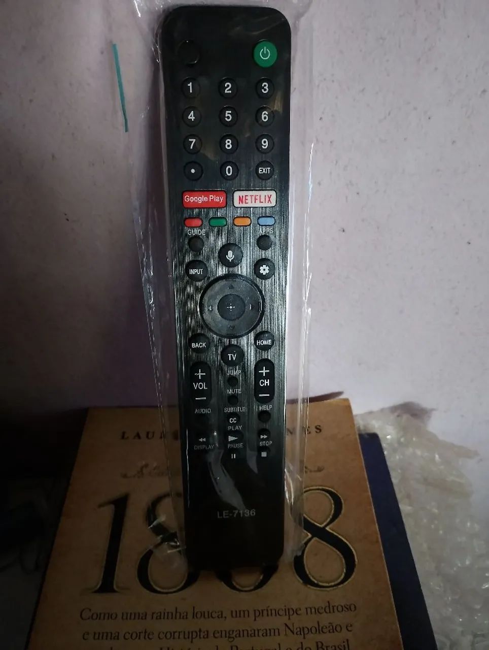 Controle Remoto para TV - Sony LED Com Google Play/Netflix 