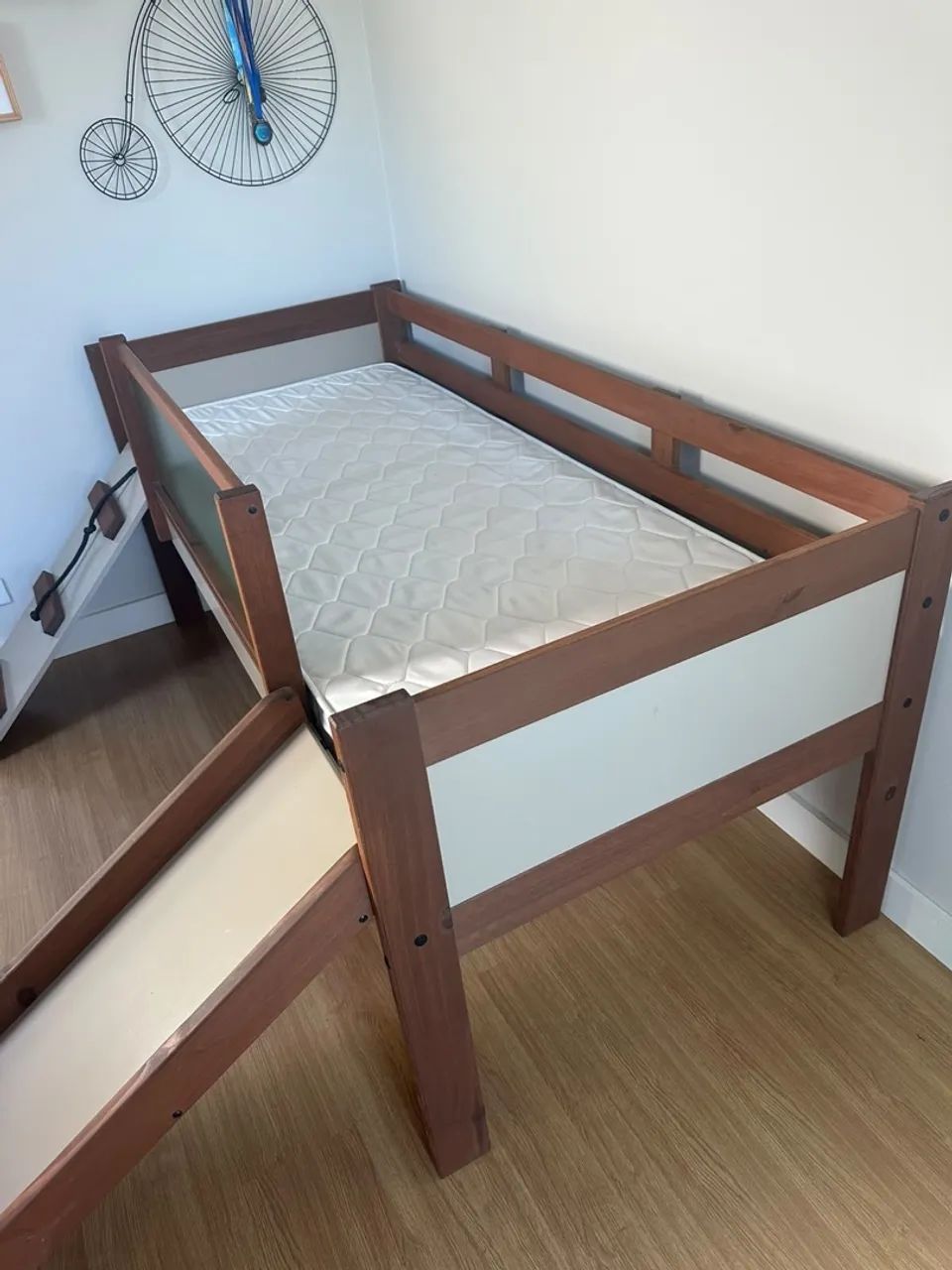 CAMA DE SOLTEIRO COM ESCORREGADOR E ESCALADA - Foto 5