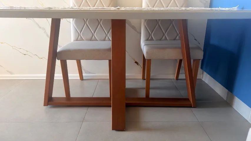 Mesa de jantar + 6 cadeiras | 1,80 m - Foto 2