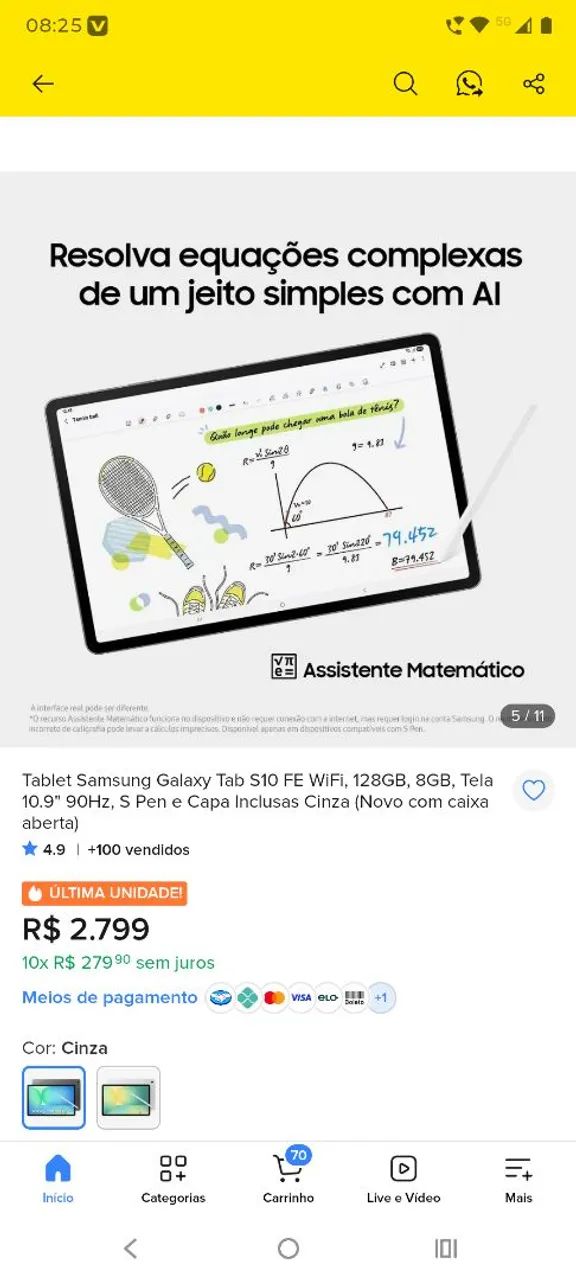 Galaxy Tab S10 Fe - Foto 3
