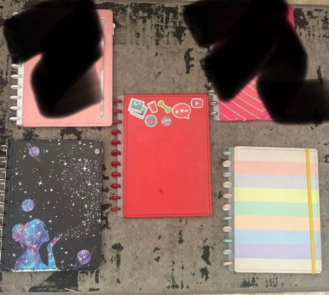 Capas + discos para caderno inteligente originais 