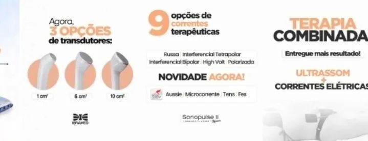 Sonopulse II SYSTEAM (Ultrassom + Correntes)  - Foto 2