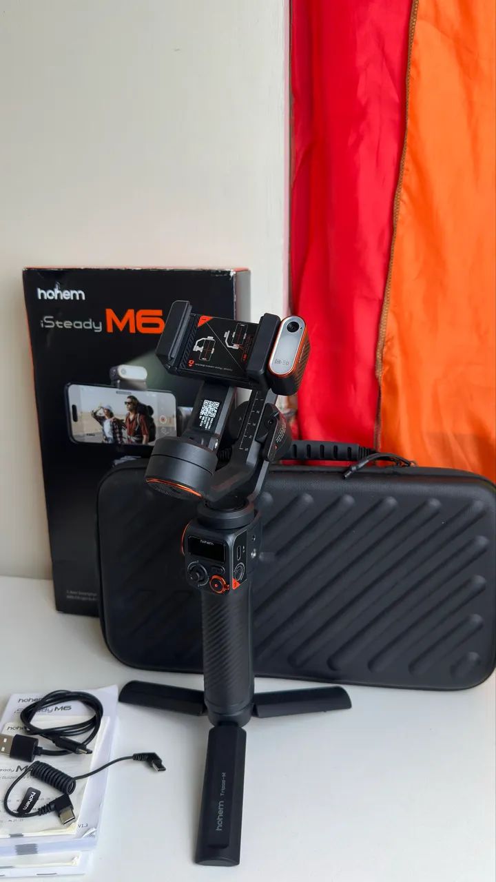 Hohem isteady m6 kit completo - estado de novo com inteligência