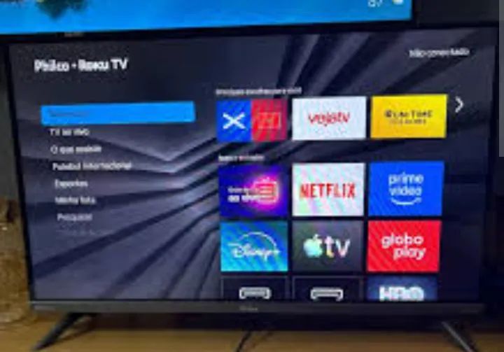Tv smart funcionando tudo