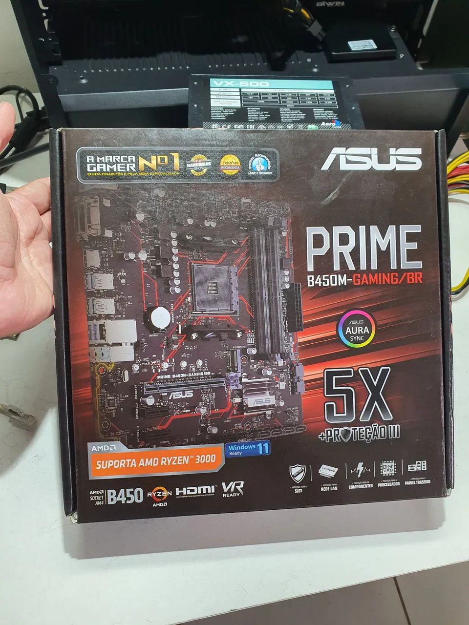 Kit Ryzen 3 2200G + B450 - Foto 4