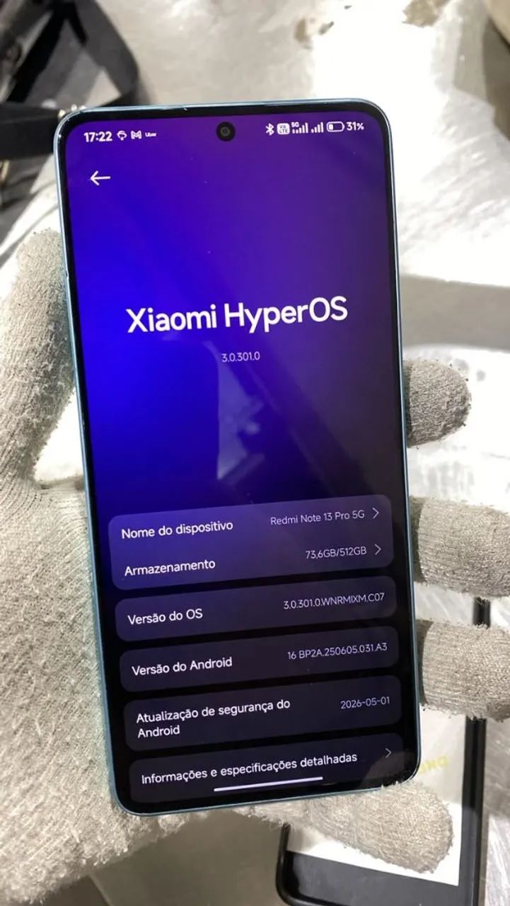 Note 13 Pro 5G 12/512