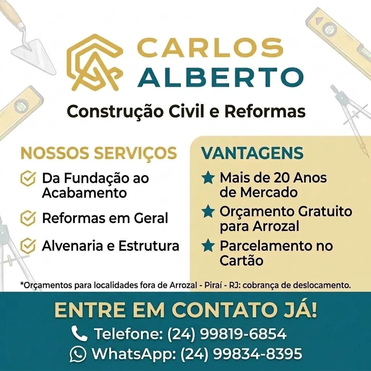 Serviços de Pedreiro 