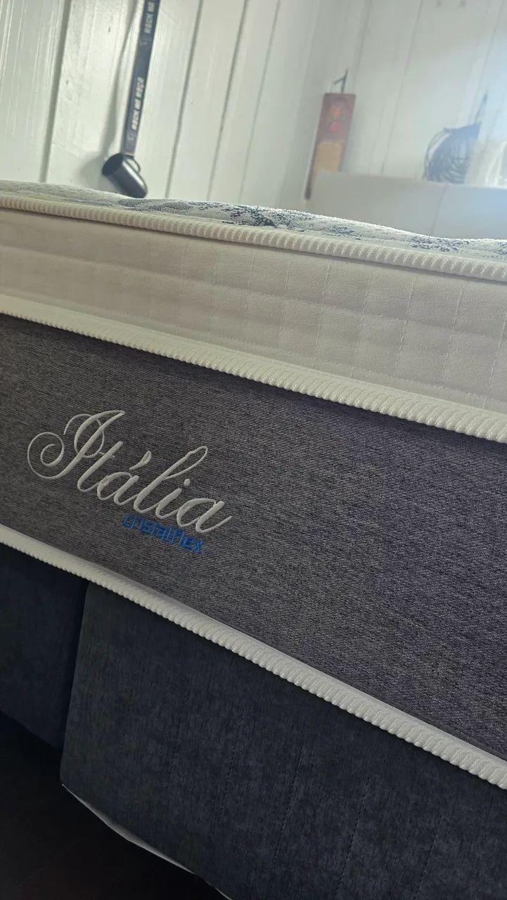 Cama box Cristal Flex Itália, molas ensacadas  - Foto 4