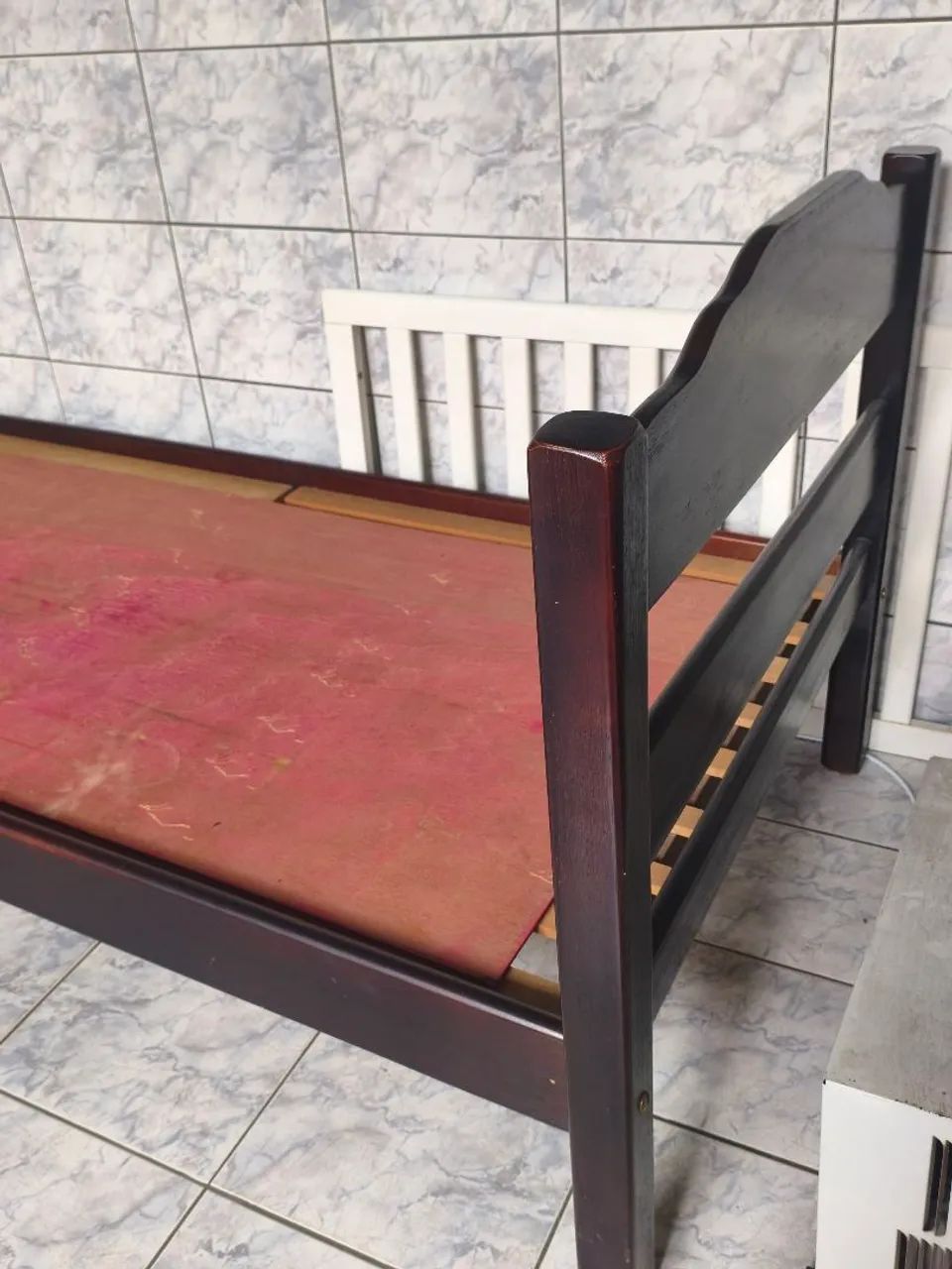 Cama de Solteiro Madeira Maciça 