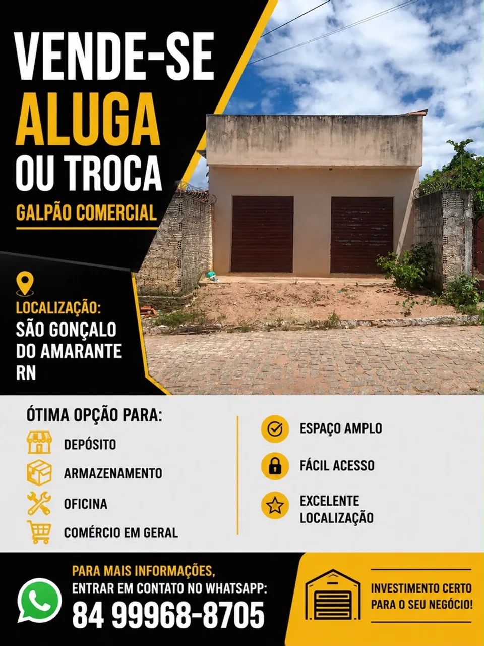 Galpão em São Gonçalo do Amarante