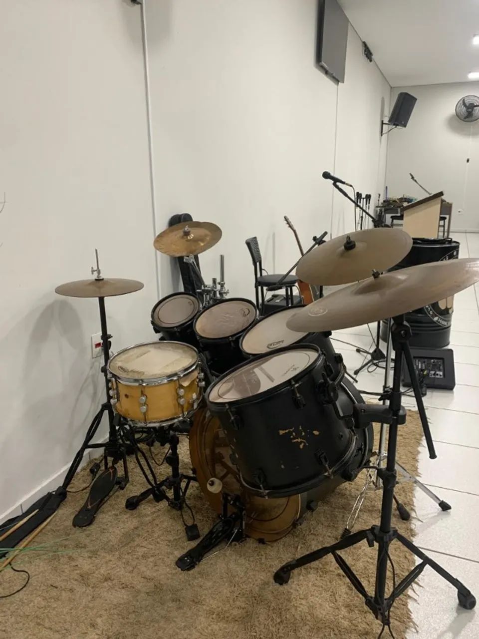 Bateria Acústica Completa - Foto 4