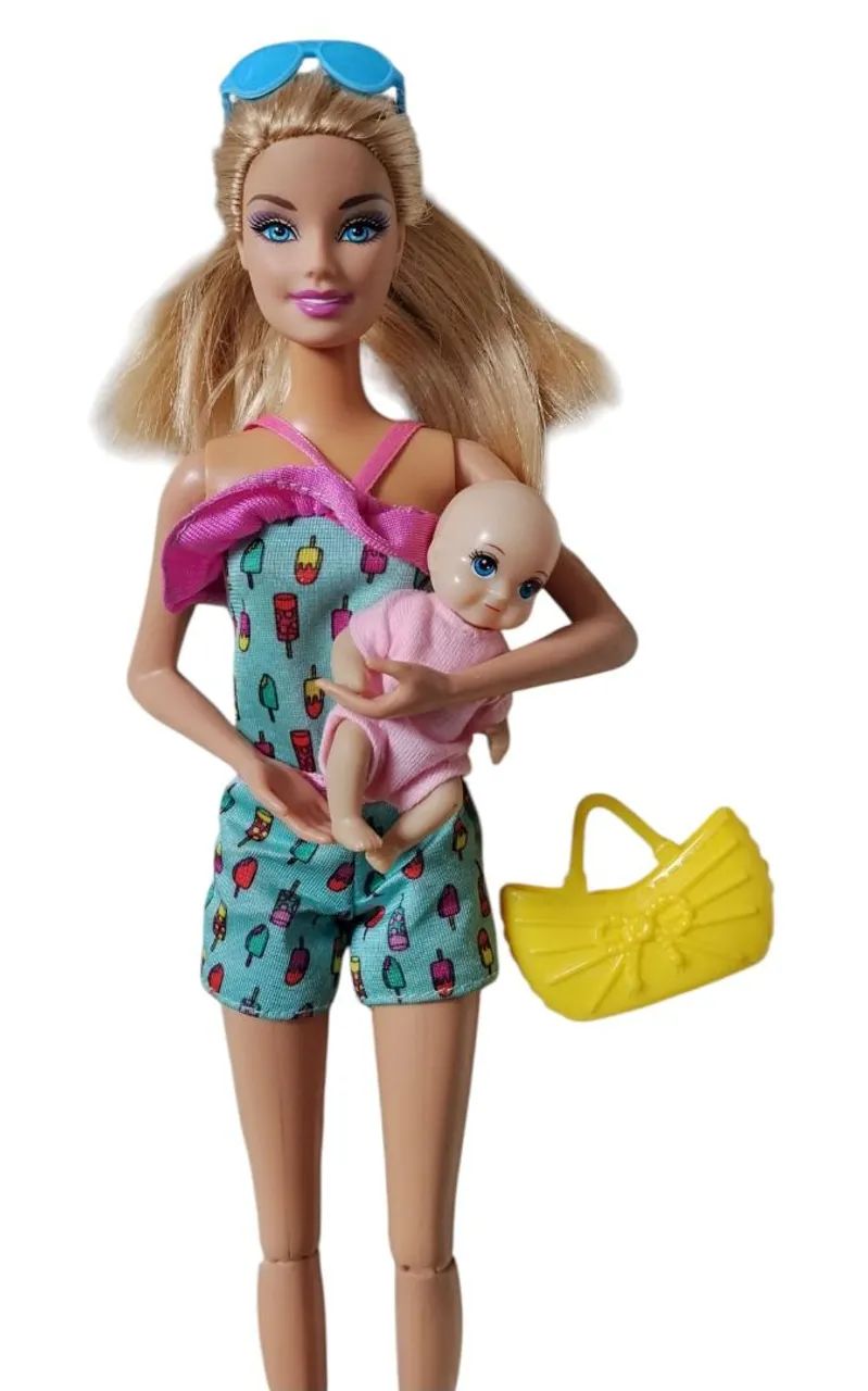 Barbie + Bebê + Acessórios - Foto 5