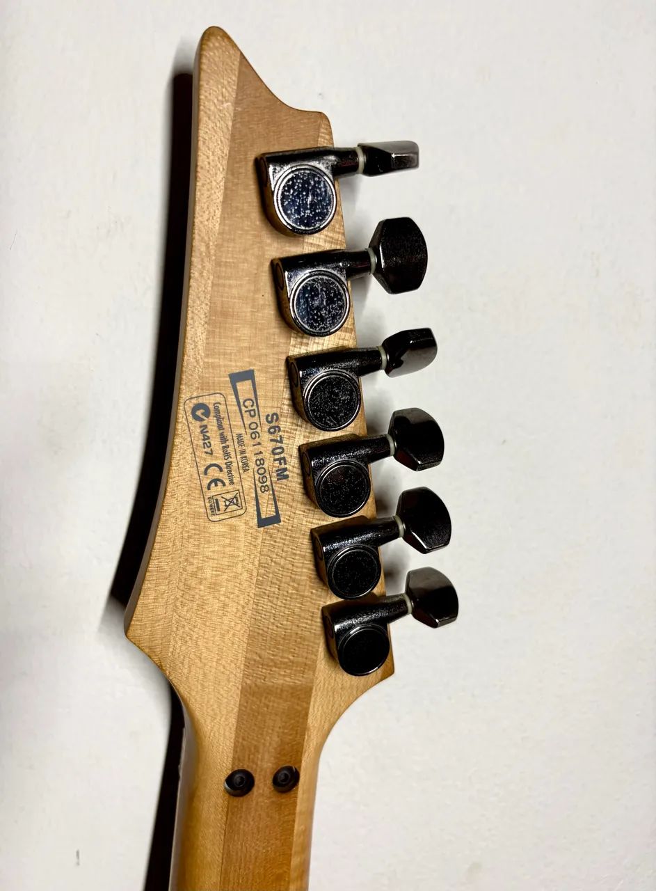 Guitarra Ibanez S670FM Korea /Floyd Rose Edge zero - Instrumentos