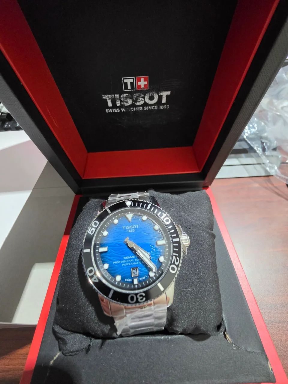 Tissot seastar 2000 pawermatic Azul turquesa 44m - Foto 2
