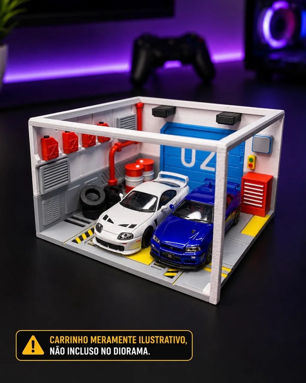 Mini diorama garagem 1:64 - Foto 2