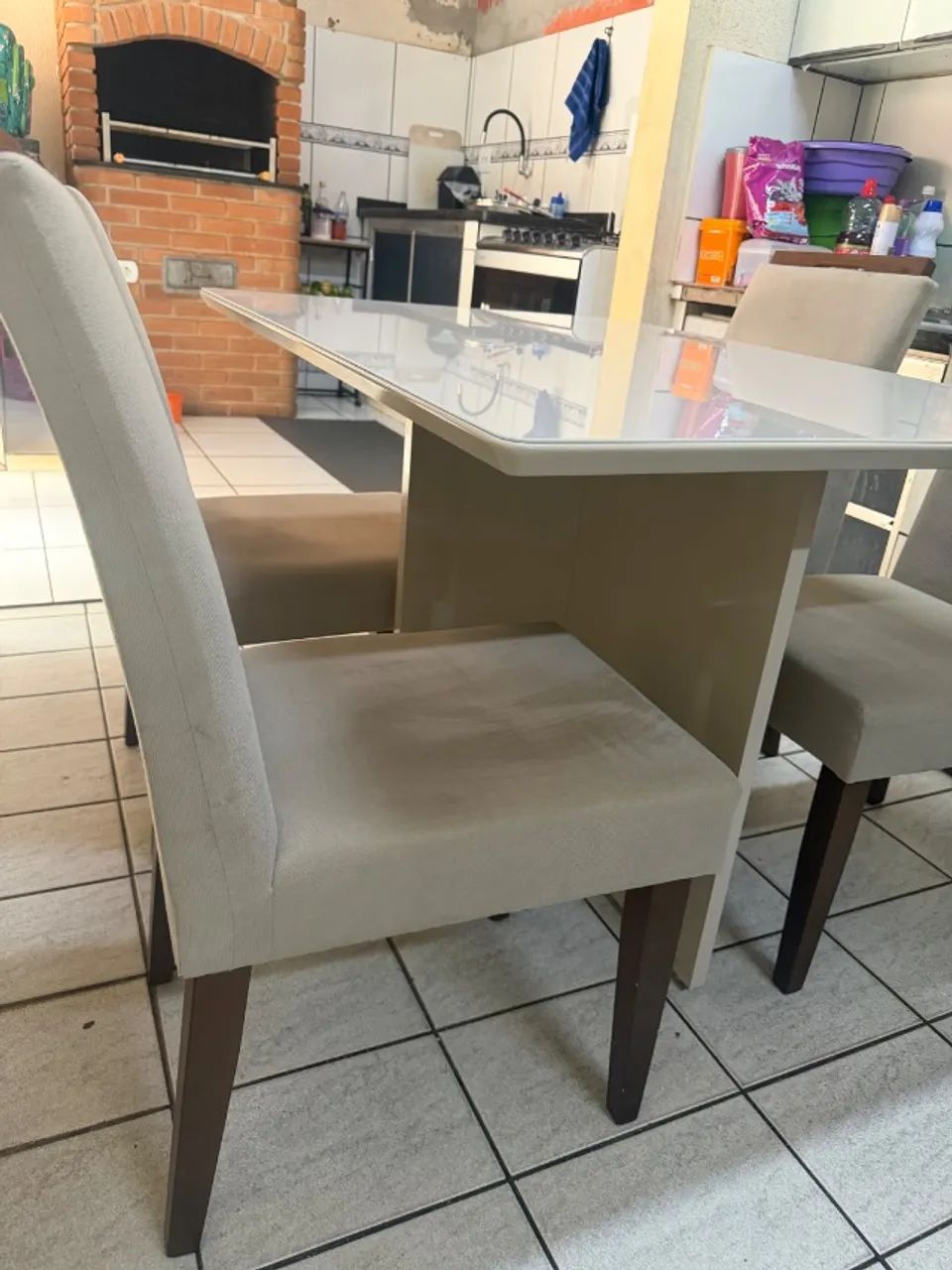 Mesa de jantar com 4 cadeiras - Foto 4