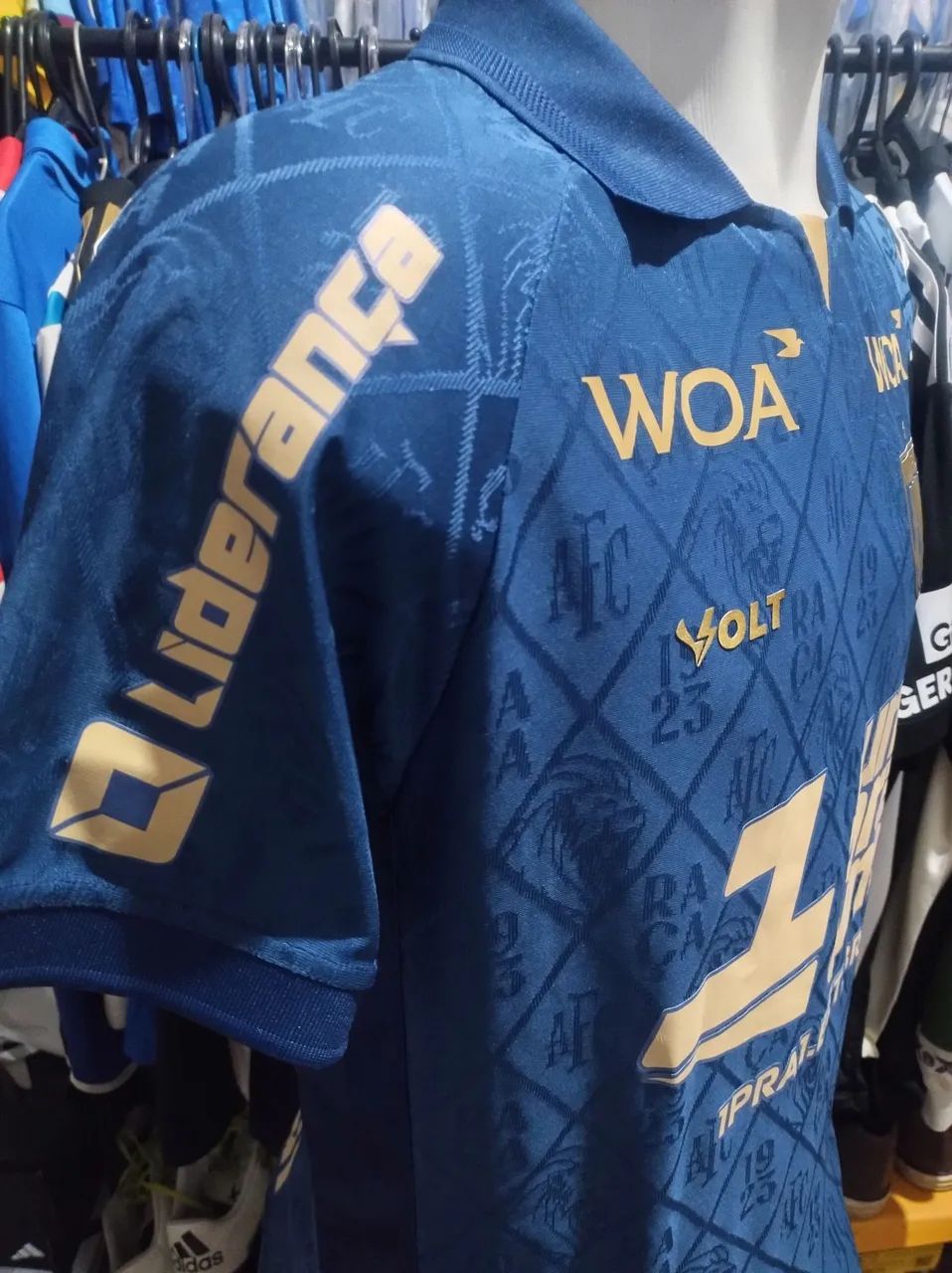 Camisa de jogo Avaí uniforme III Volt  - Foto 5