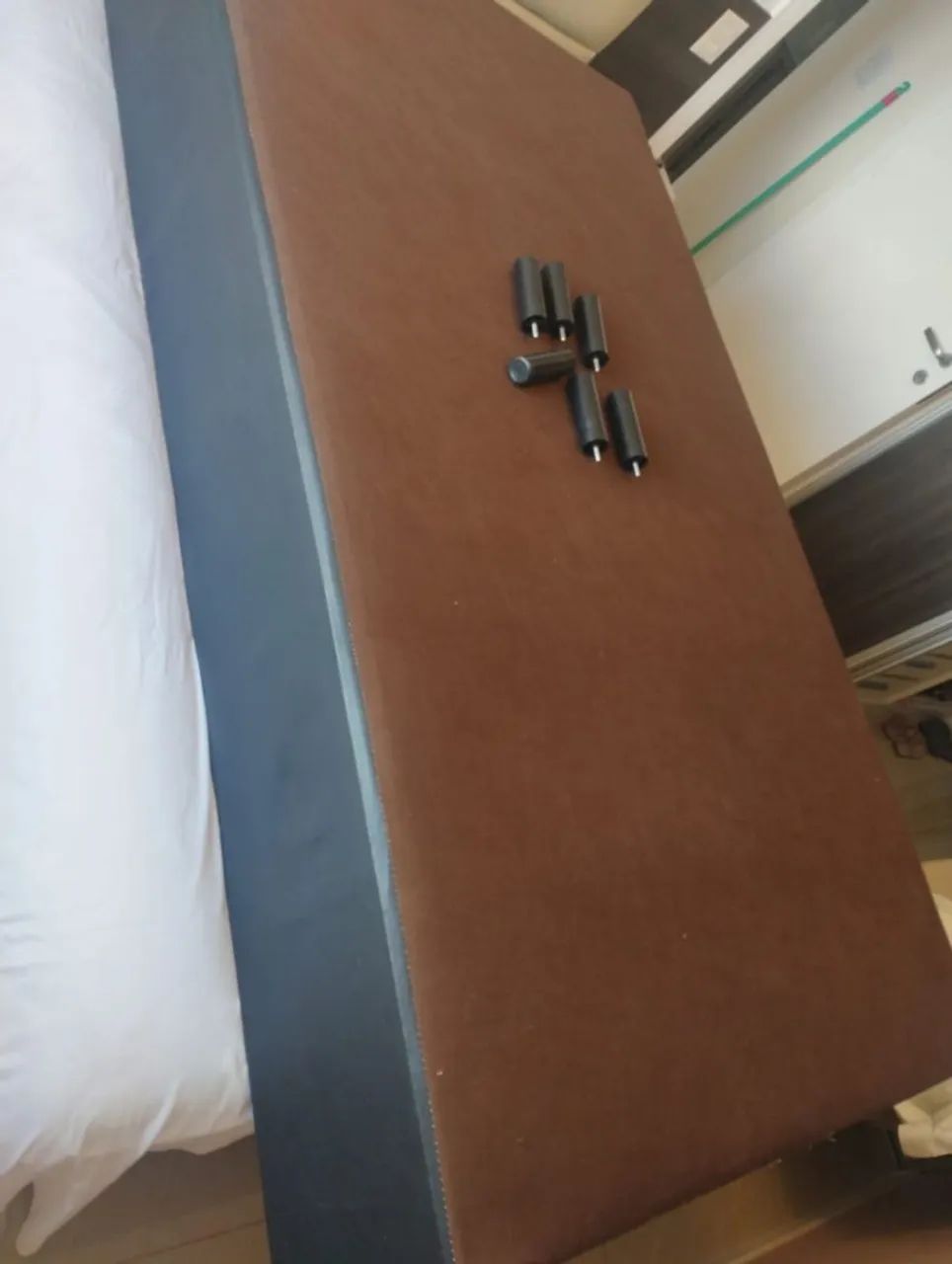 Cama solteirao   molas  esacada herval  - Foto 5